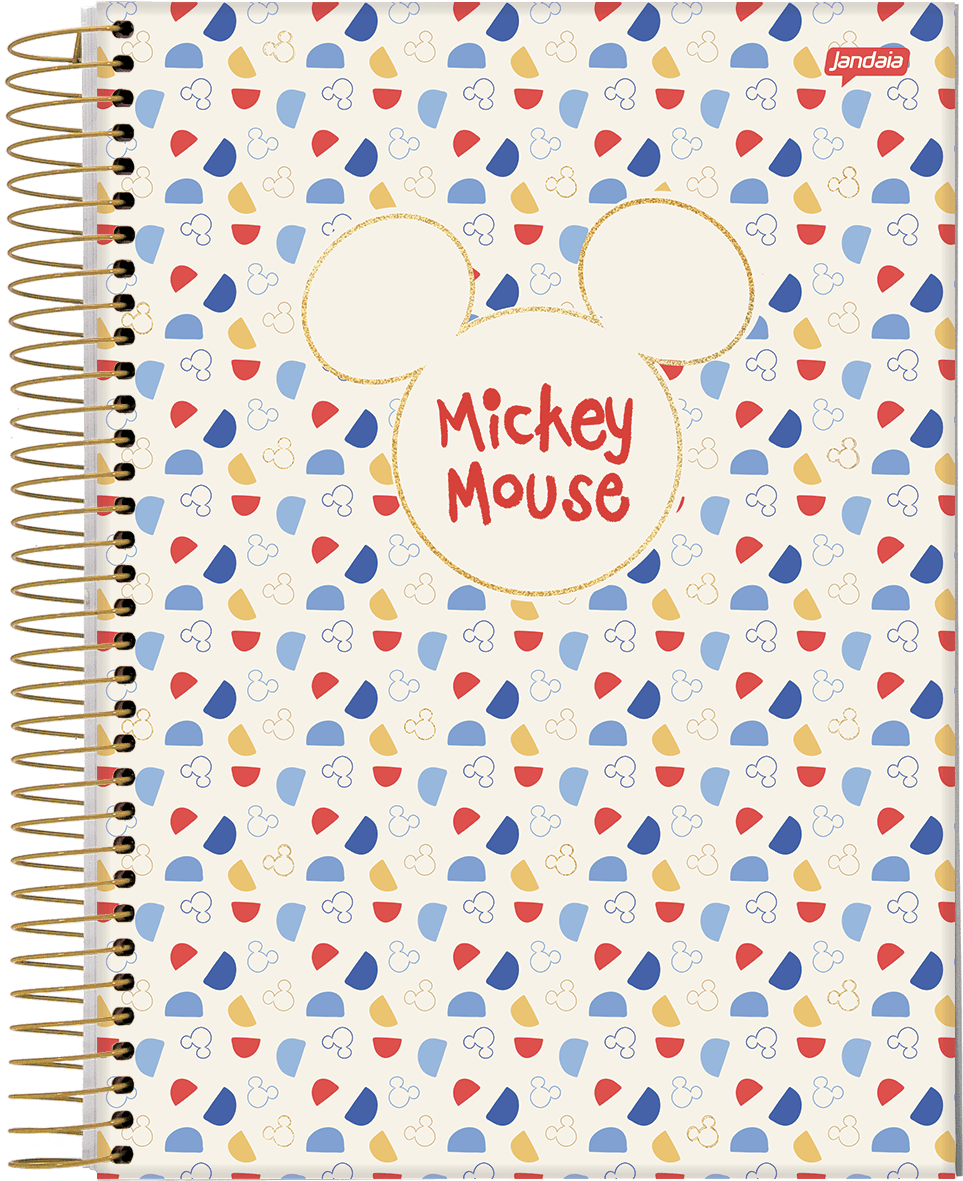 CADERNO ESPIRAL CAPA DURA 1/8 80 FOLHAS - MICKEY ARTS — miniatura 3