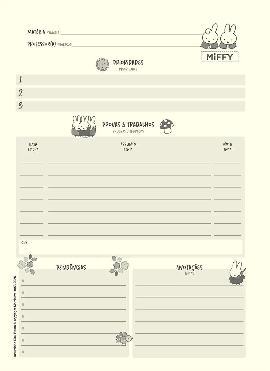 CADERNO ESPIRAL CAPA DURA 1/8 80 FOLHAS - MIFFY — miniatura 16