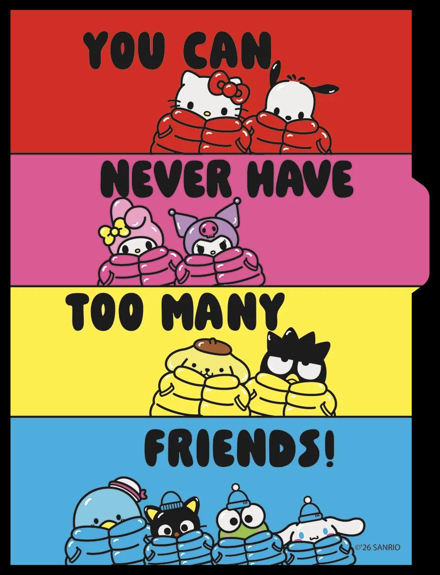 CADERNO ARGOLADO UNIVERSITÁRIO 80 FOLHAS - HELLO KITTY & AMIGOS — miniatura 4