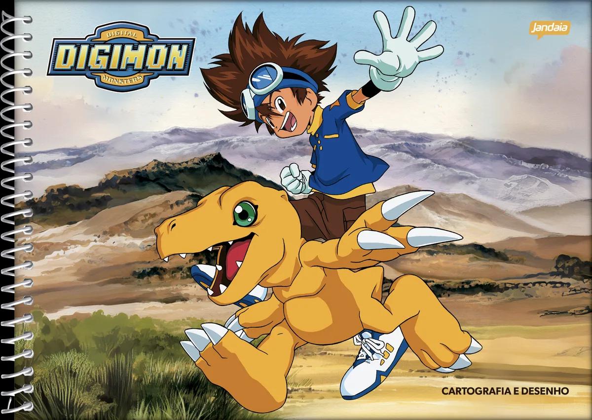 CADERNO ESPIRAL CAPA DURA 80 FOLHAS CARTOGRAFIA - DIGIMON — miniatura 2