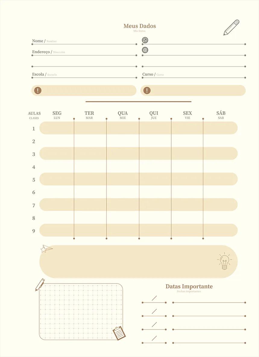 CADERNO ESPIRAL UNIVERSITÁRIO CAPA DURA 01 MATÉRIA 80 FOLHAS - KRAFT BLACK — miniatura 6