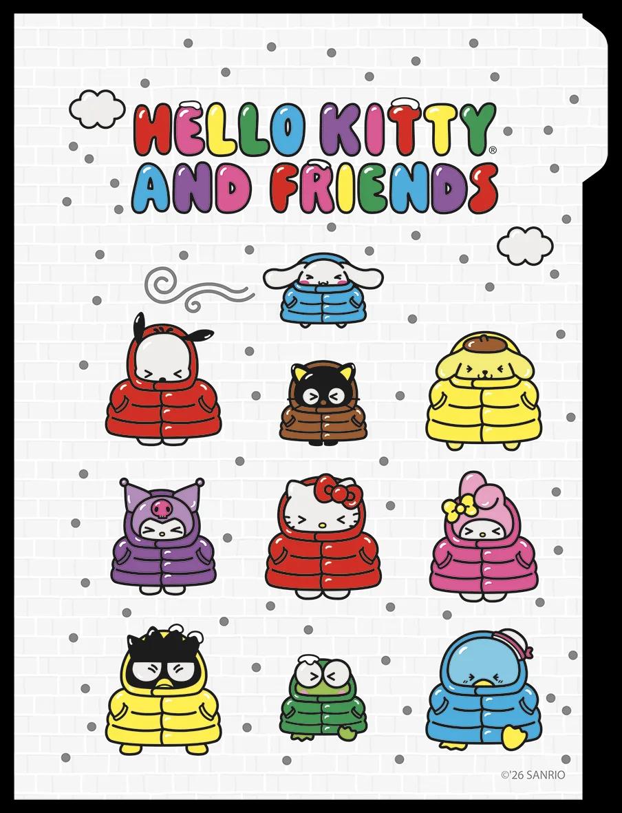 CADERNO ARGOLADO UNIVERSITÁRIO 80 FOLHAS - HELLO KITTY & AMIGOS — miniatura 2