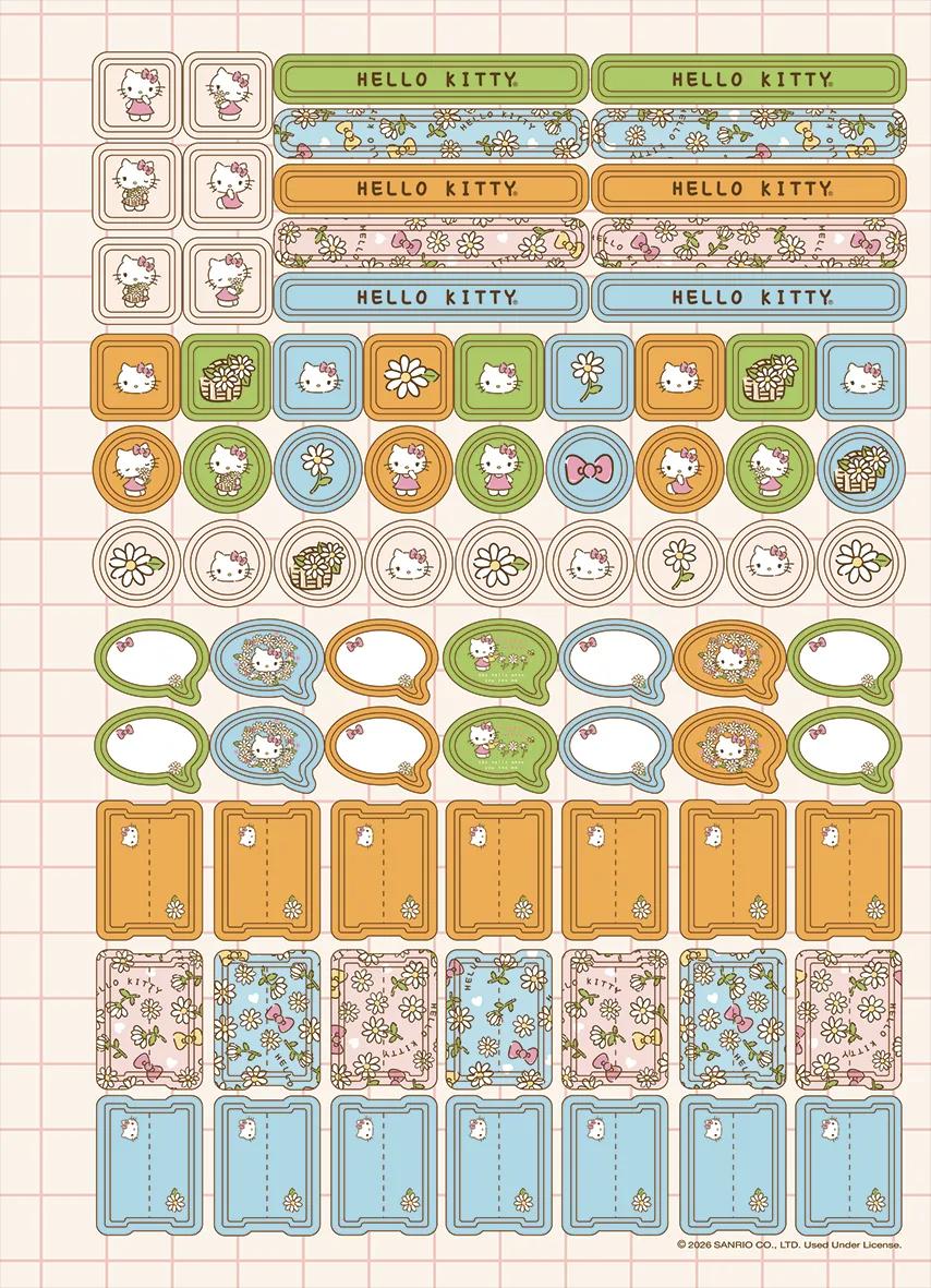 CADERNO ESPIRAL CAPA DURA 1/8 80 FOLHAS - HELLO KITTY KRAFT — miniatura 3