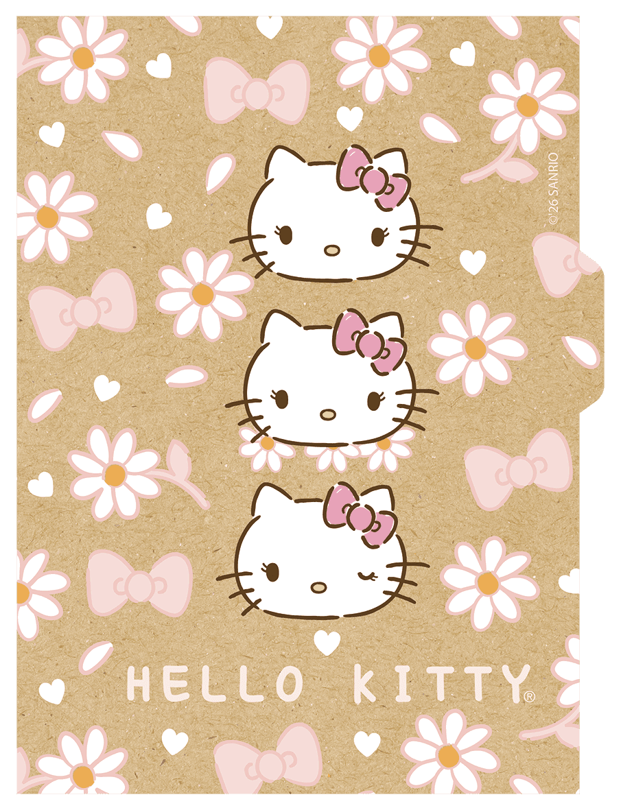 CADERNO COLLEGE CAPA DURA 80 FOLHAS ARGOLADO - HELLO KITTY KRAFT — miniatura 3