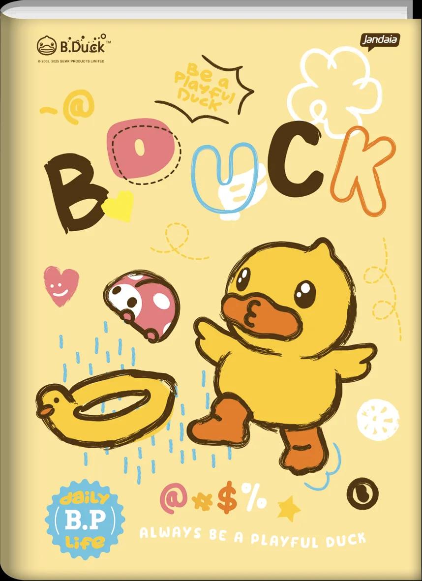 CADERNO BROCHURA CAPA DURA UNIVERSITÁRIO 80 FOLHAS - B. DUCK — miniatura 2