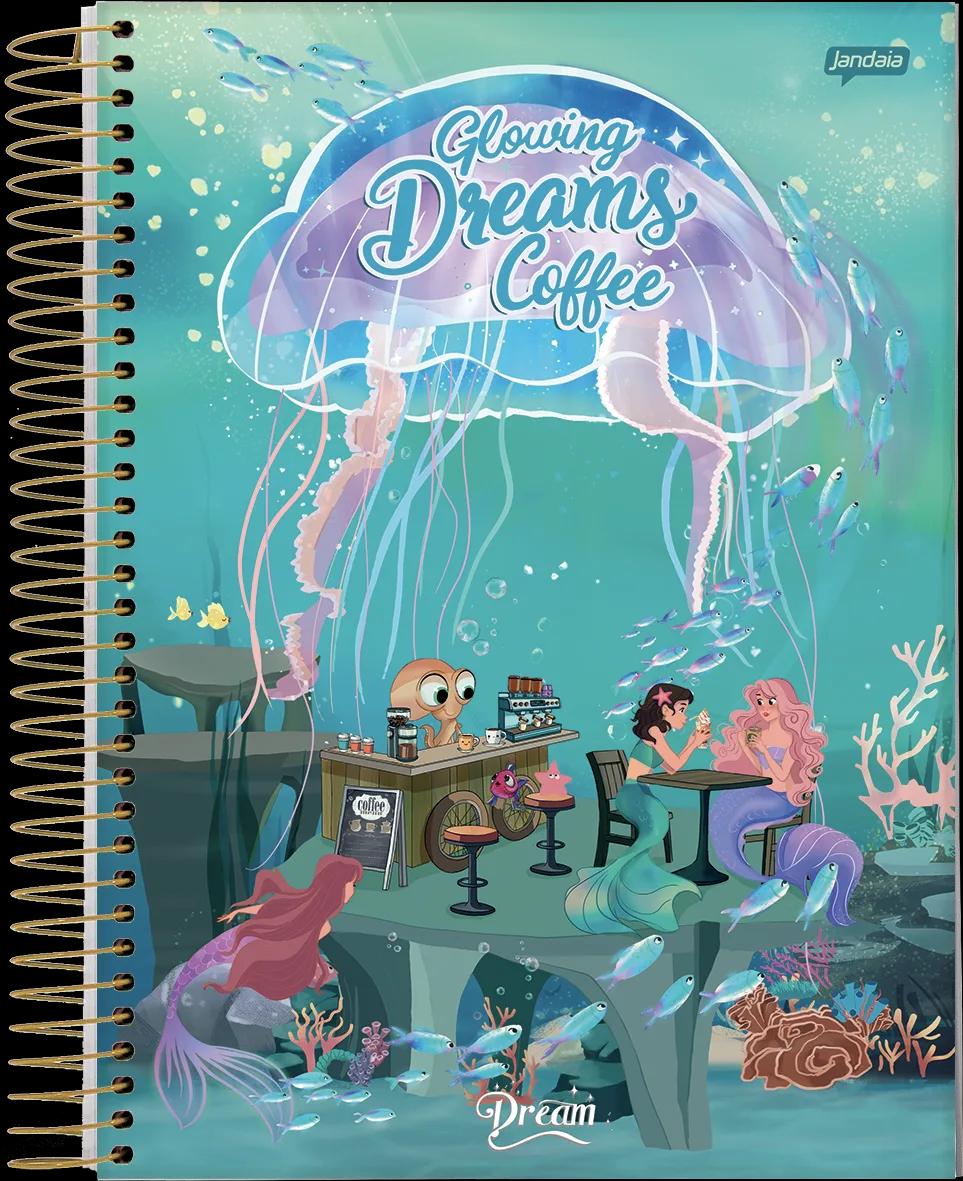 CADERNO ESPIRAL UNIVERSITÁRIO CAPA DURA 15 MATÉRIAS 240 FOLHAS - DREAM