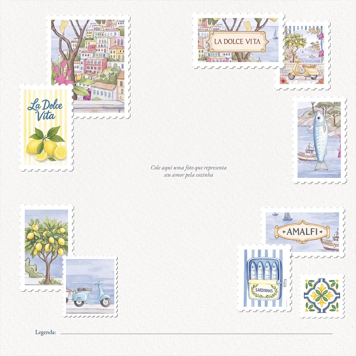 CADERNO LOMBADA QUADRADA CAPA DURA RECEITAS - LA DOLCE VITA — miniatura 7