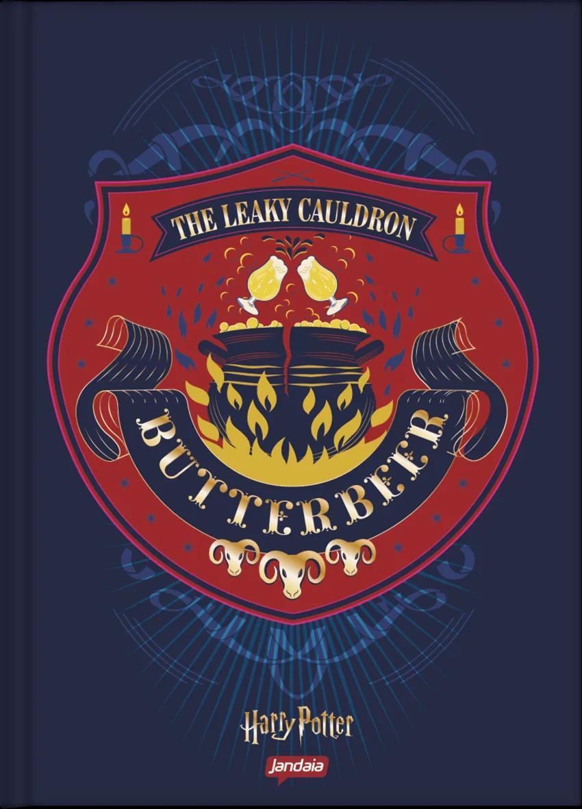 CADERNO LOMBADA QUADRADA CAPA DURA 80 FOLHAS - HARRY POTTER