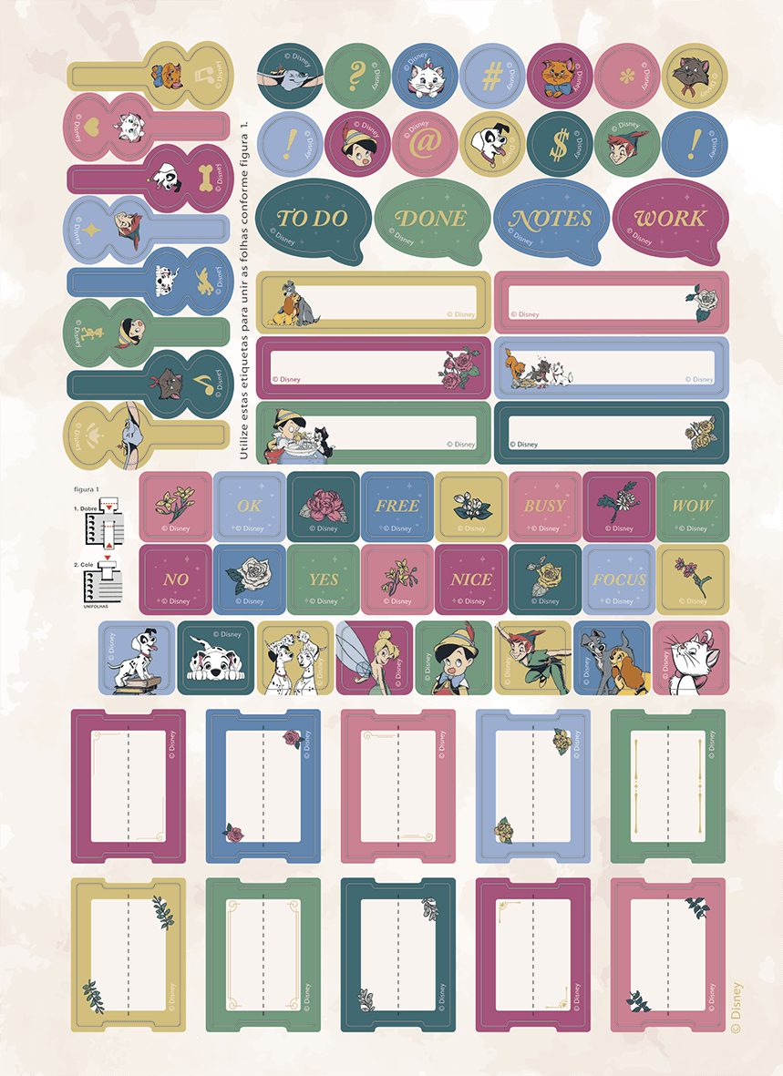 CADERNO ESPIRAL UNIVERSITÁRIO CAPA DURA 01 MATÉRIA 80 FOLHAS - DISNEY CLÁSSICOS — miniatura 7
