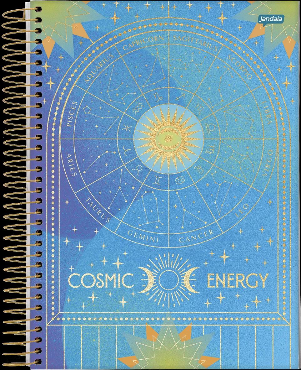 CADERNO ESPIRAL CAPA DURA 01 MATÉRIA 80 FOLHAS COLLEGE - MYSTIC — miniatura 4