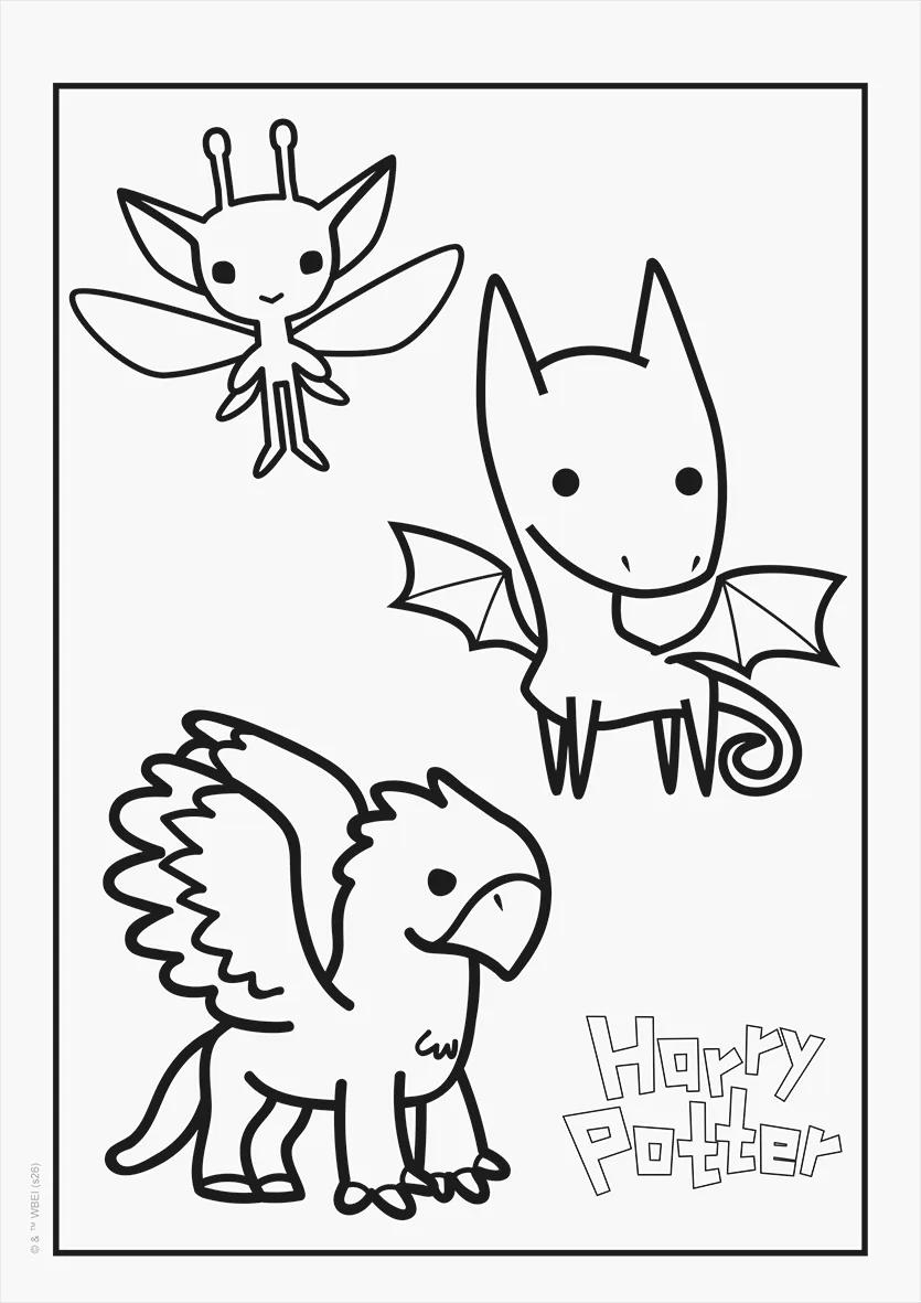FOLHAS ILUSTRAÇÃO 180G A4 - HARRY POTTER — miniatura 13