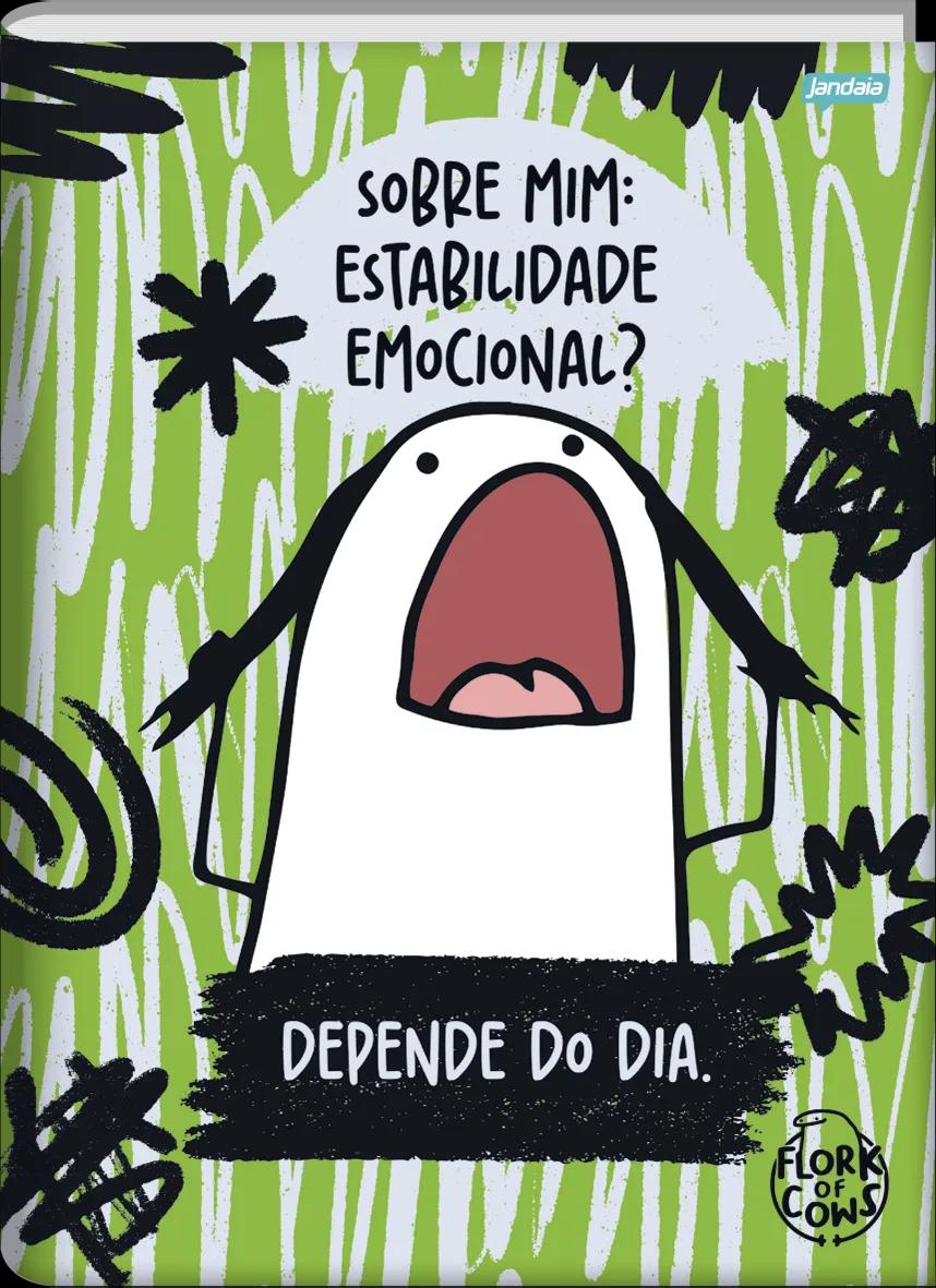 CADERNO BROCHURA CAPA DURA UNIVERSITÁRIO 80 FOLHAS - FLORK — miniatura 5