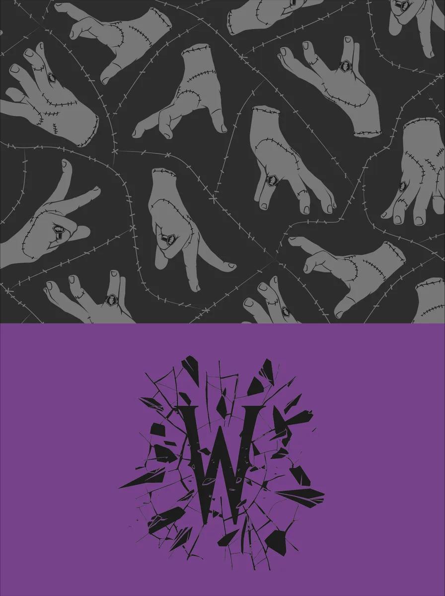 CADERNO COLLEGE CAPA DURA 80 FOLHAS ARGOLADO - WANDINHA — miniatura 9