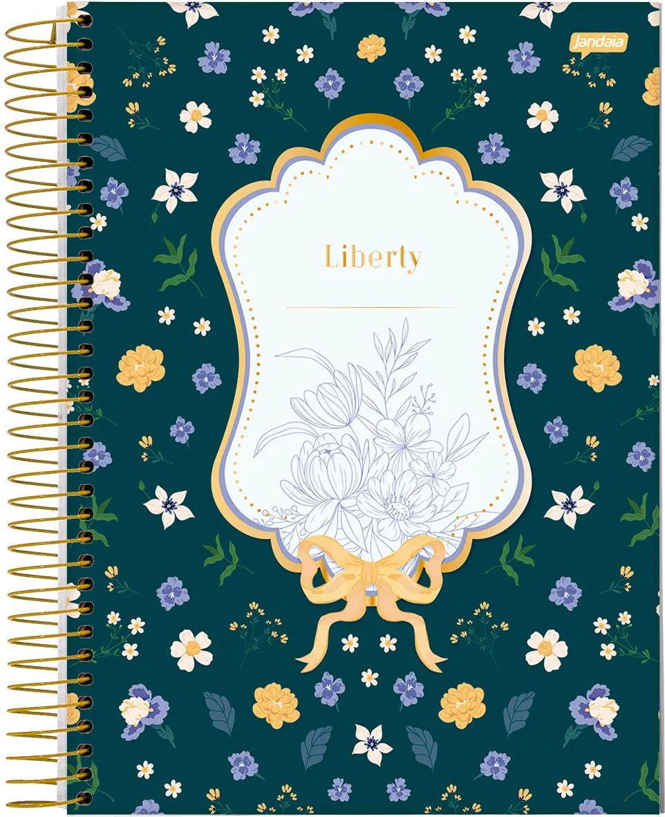 CADERNO ESPIRAL UNIVERSITÁRIO CAPA DURA 15 MATÉRIAS 240 FOLHAS - LIBERTY — miniatura 4