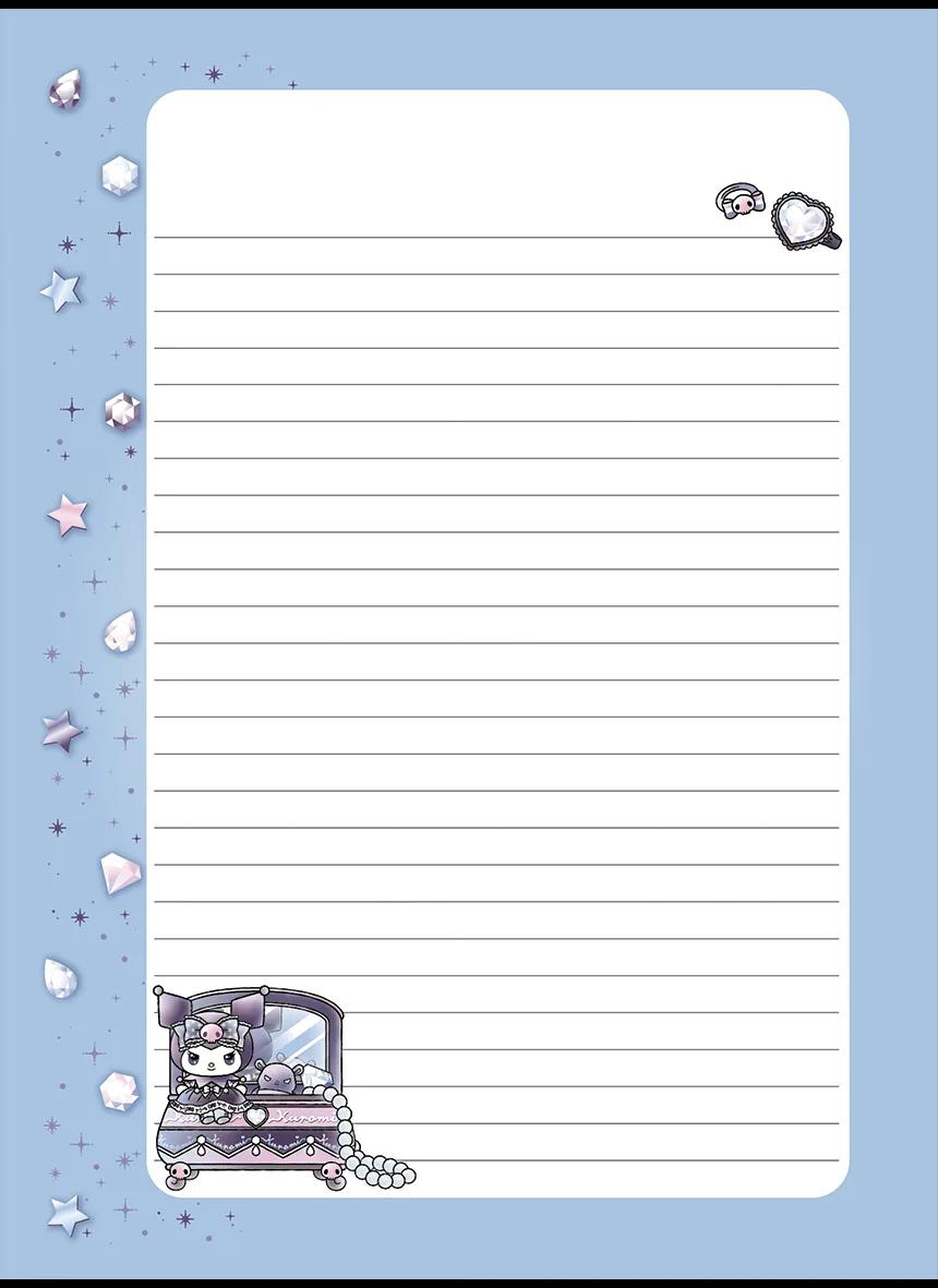 CADERNO LOMBADA QUADRADA CAPA DURA 80 FOLHAS - KUROMI — miniatura 2