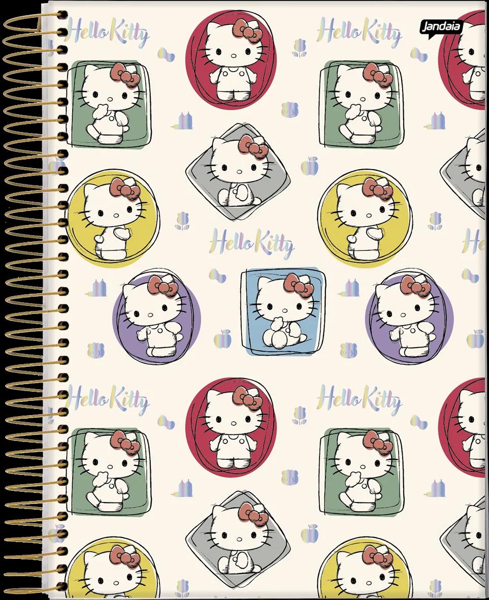 CADERNO ESPIRAL CAPA DURA 01 MATÉRIA COLLEGE - HELLO KITTY — miniatura 5