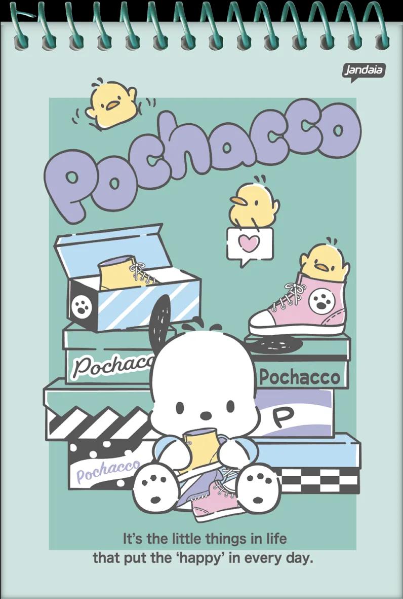 CADERNETA APONTAMENTO ESPIRAL CAPA DURA 80 FOLHAS - POCHACCO — miniatura 4