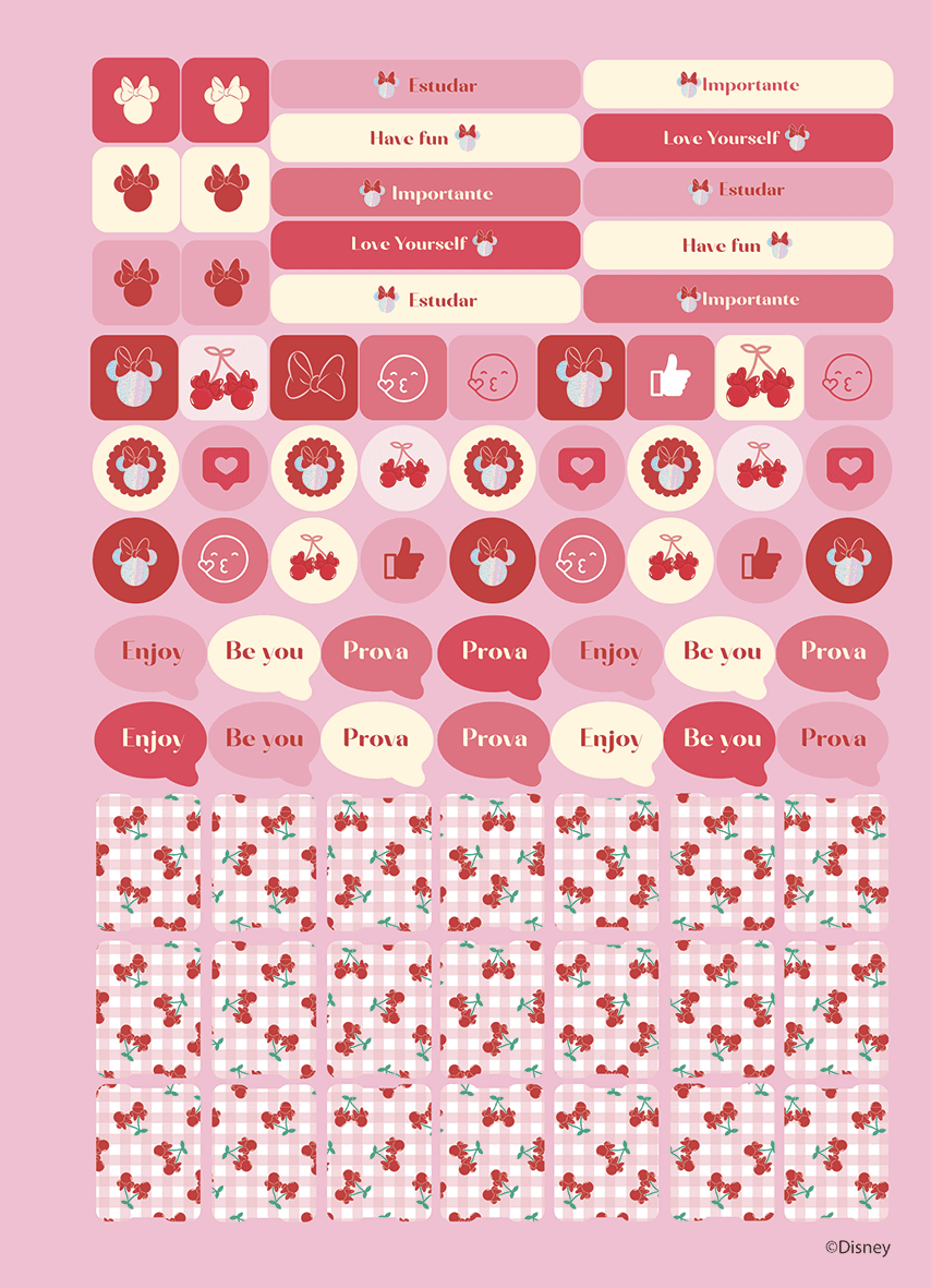 CADERNO COLLEGE CAPA DURA 80 FOLHAS NEO - MINNIE ARTS — miniatura 8