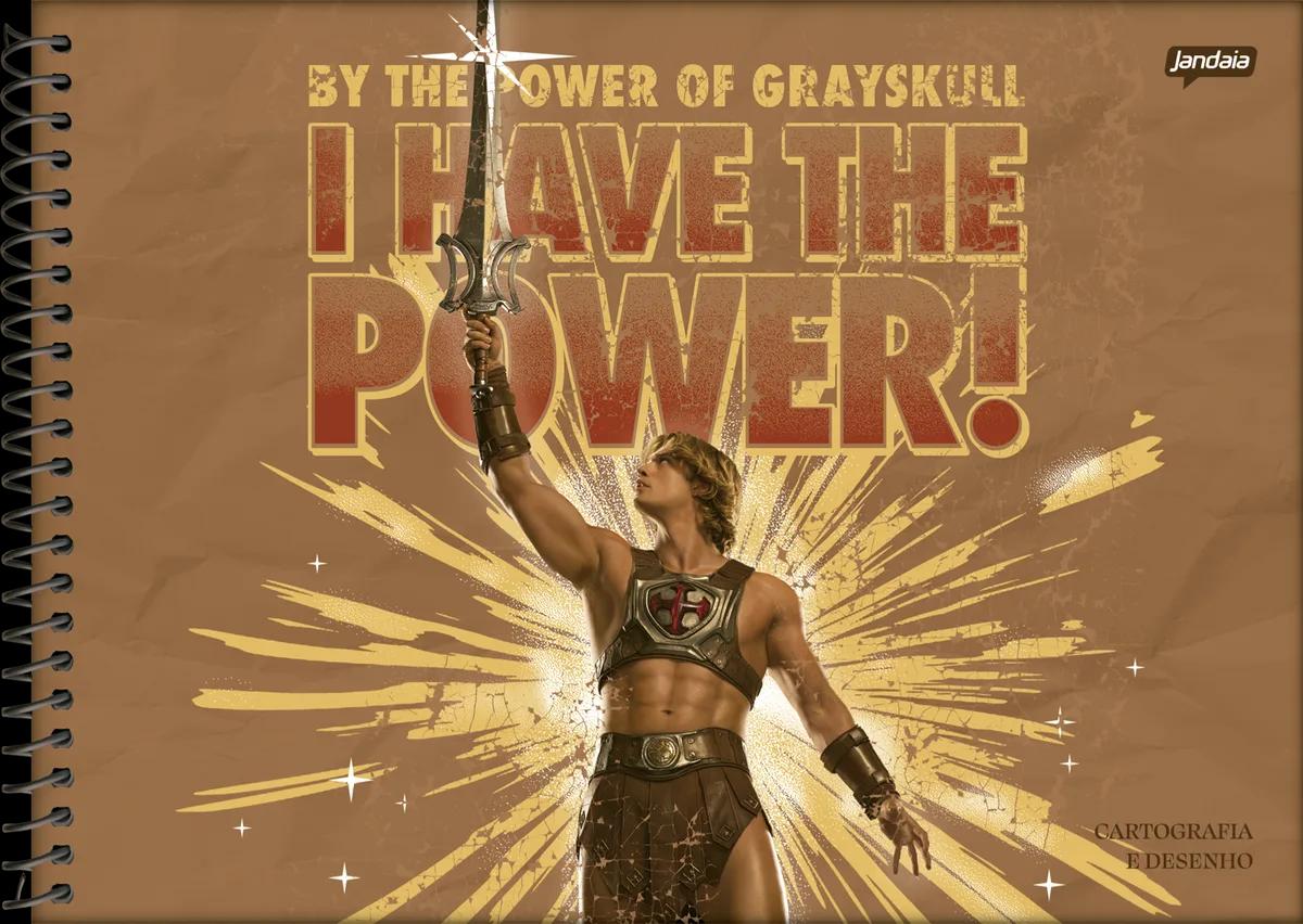 CADERNO ESPIRAL CAPA DURA 80 FOLHAS CARTOGRAFIA - MASTERS OF THE UNIVERSE