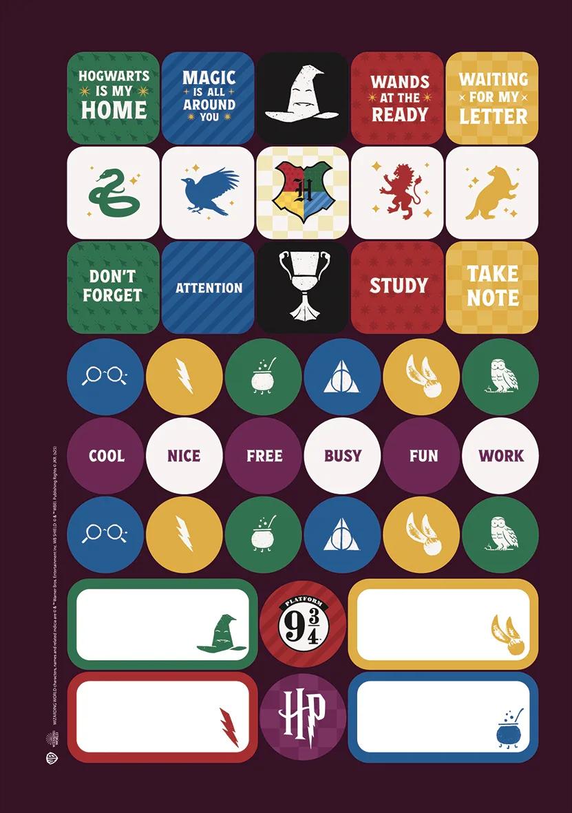 CADERNO 1/4 CAPA DURA 80 FOLHAS NEO - HARRY POTTER — miniatura 13