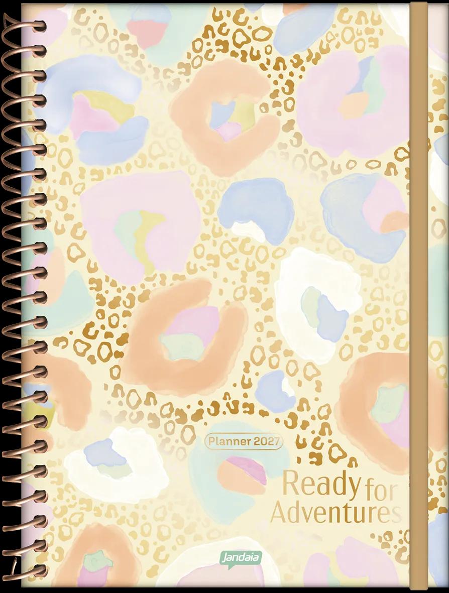 AGENDA PLANEJAMENTO ESPIRAL 175X242MM 80 FOLHAS - LA CREME
