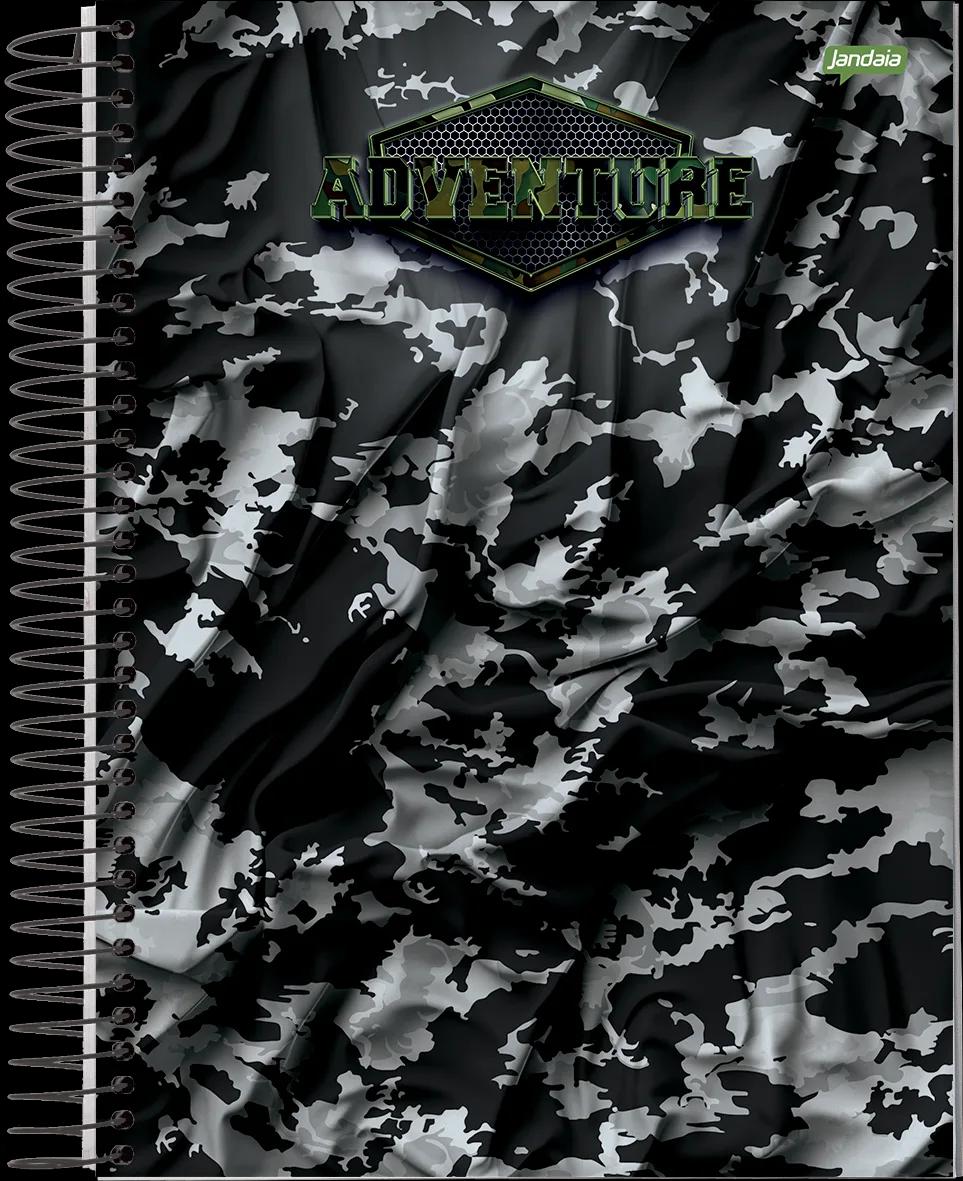 CADERNO ESPIRAL UNIVERSITÁRIO CAPA DURA 15 MATÉRIAS 240 FOLHAS - ADVENTURE
