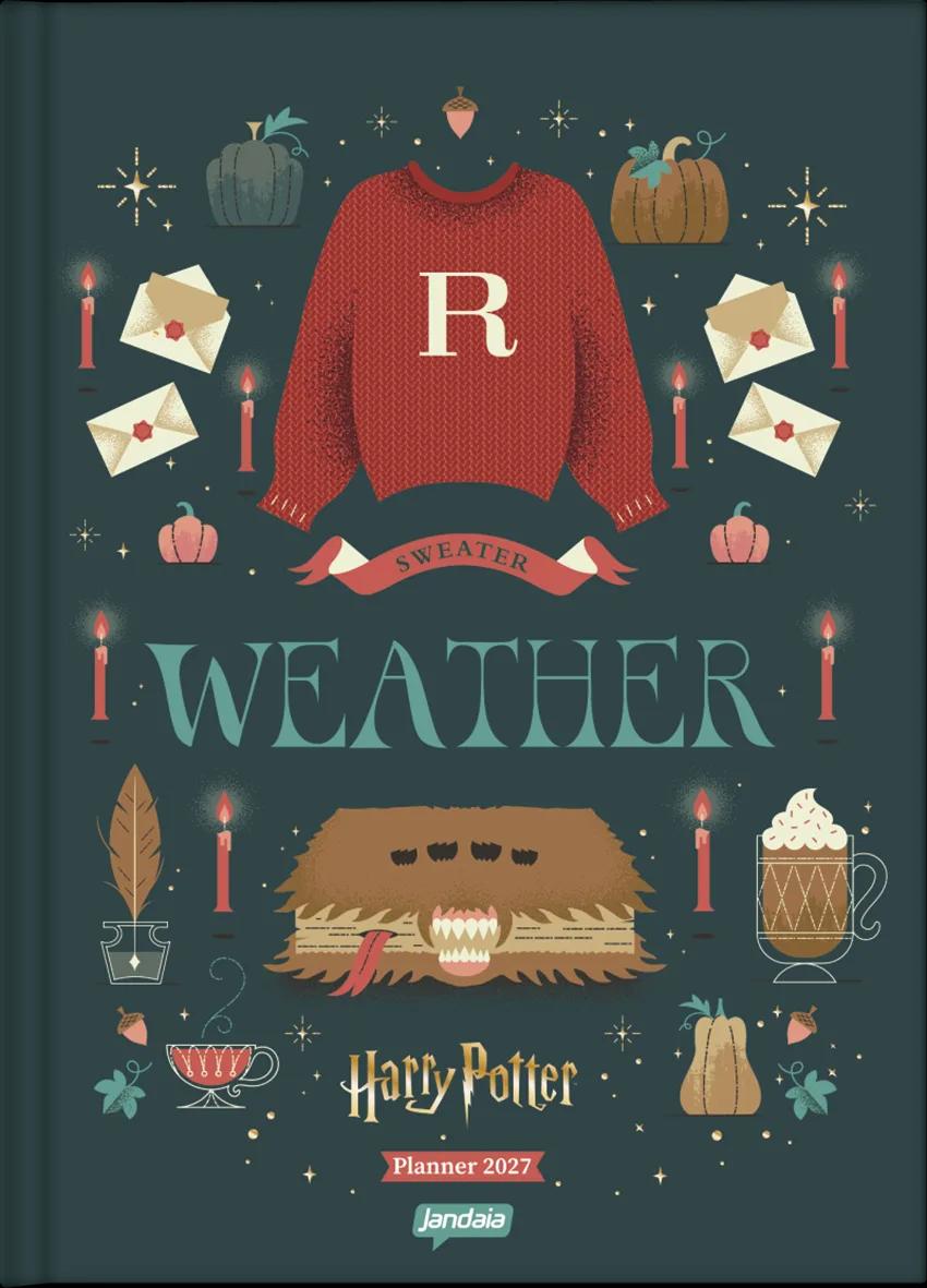 AGENDA PLANEJAMENTO LOMBADA QUADRADA 175X242MM - HARRY POTTER