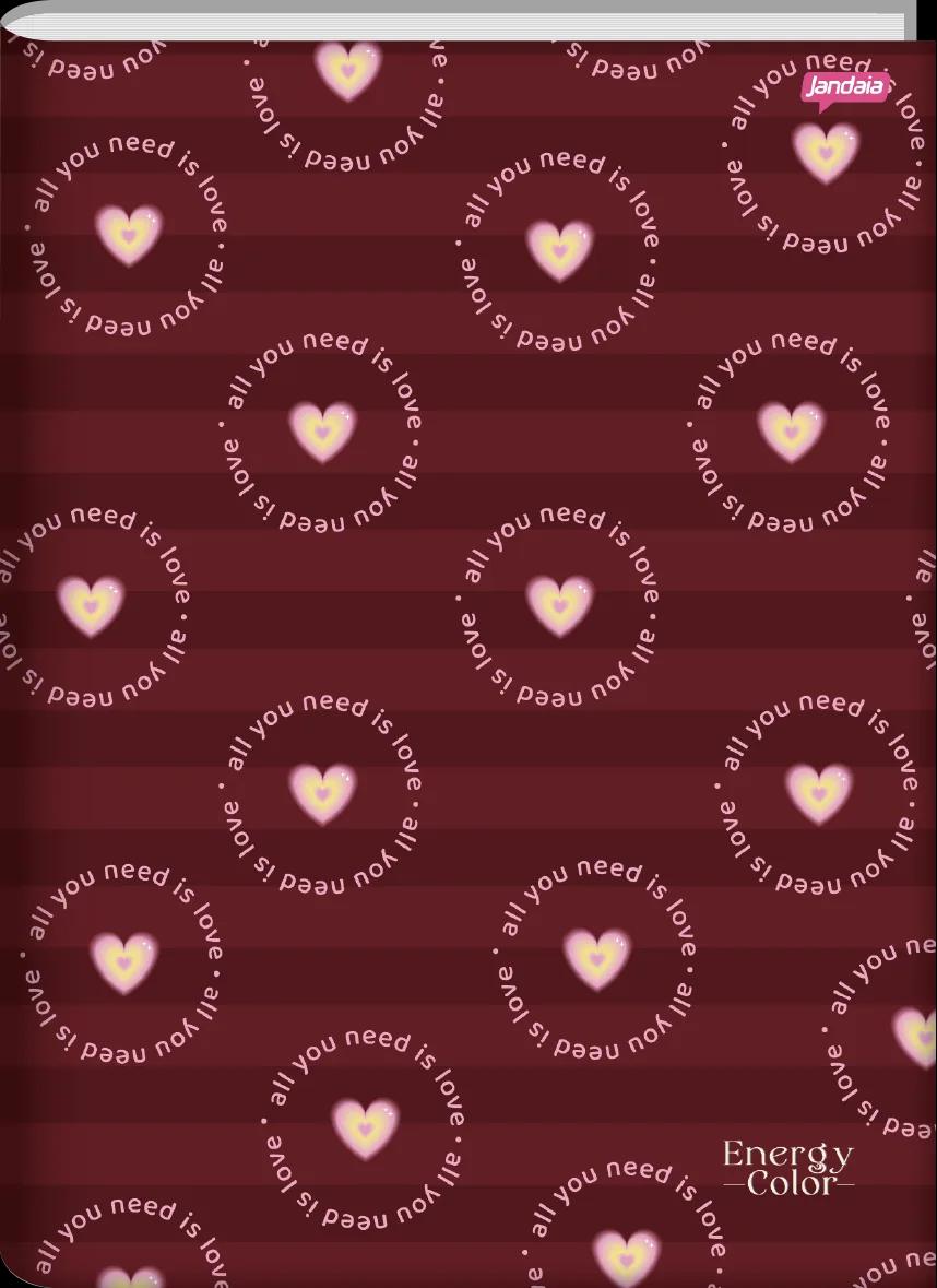 CADERNO BROCHURA UNIVERSITÁRIO CAPA DURA 80 FOLHAS - ENERGY COLOR