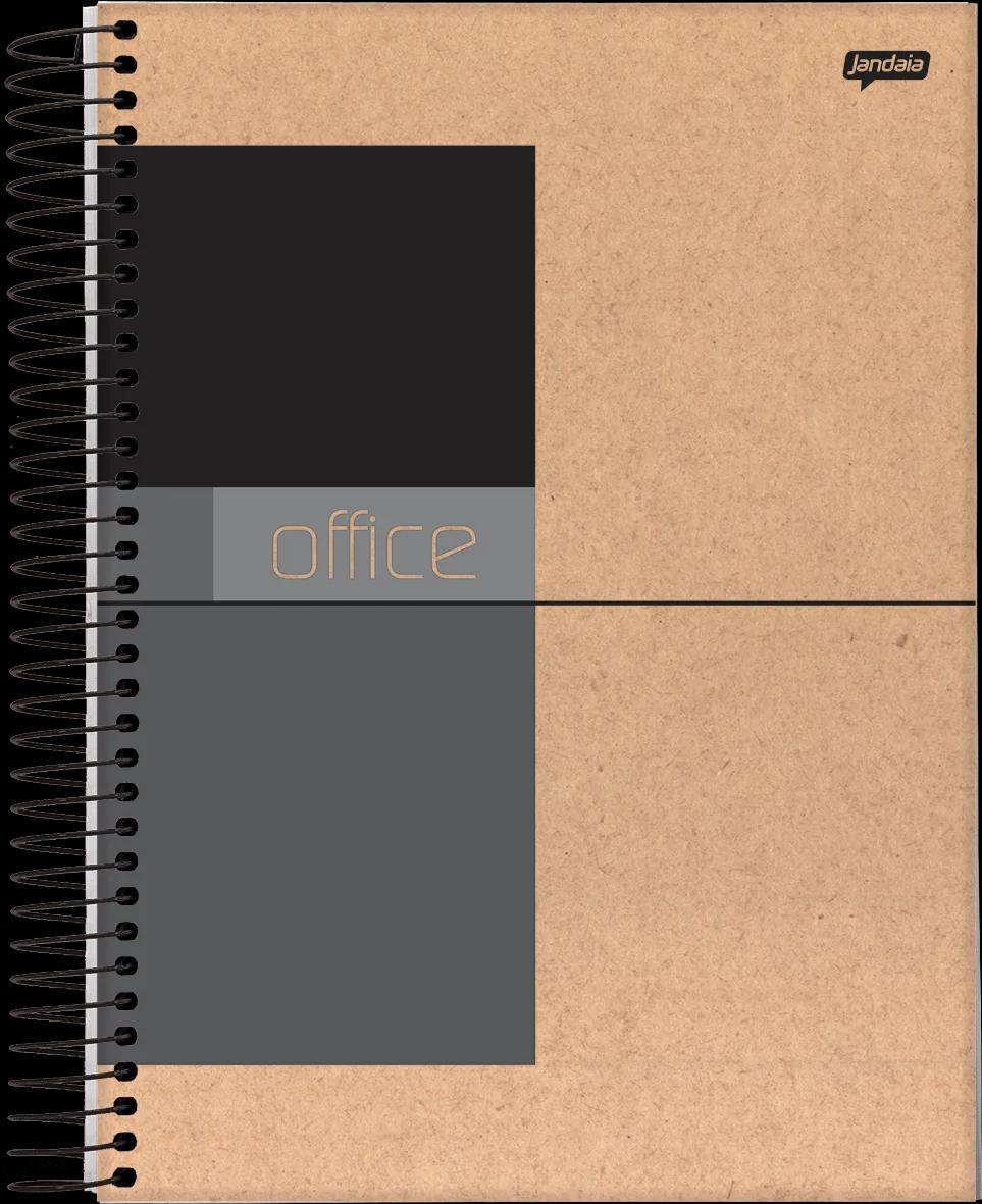 CADERNO ESPIRAL UNIV EXECUTIVE KRAFT 200X275MM 104 FOLHAS - OFFICE COLLECTION