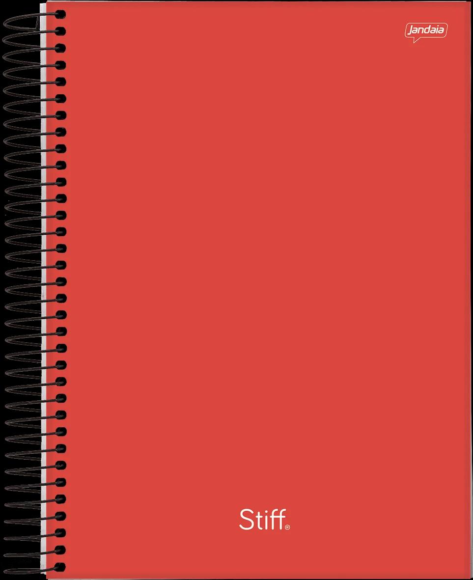 CADERNO ESPIRAL UNIVERSITÁRIO CAPA DURA 15 MATÉRIAS 240 FOLHAS - STIFF SLIM