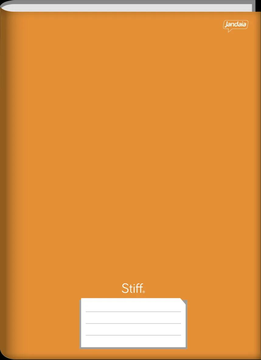 CADERNO BROCHURA UNIVERSITÁRIO CAPA DURA 48 FOLHAS LARANJA - STIFF