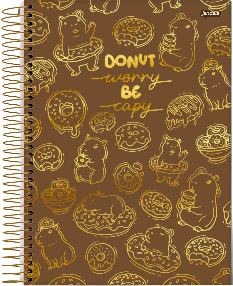 CADERNO ESPIRAL CAPA DURA 1/8 80 FOLHAS - CAPYMOOD