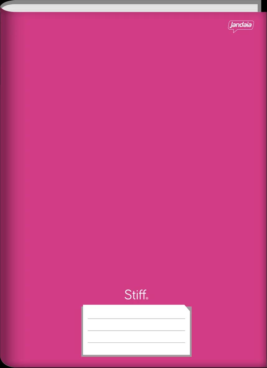 CADERNO BROCHURA UNIVERSITÁRIO CAPA DURA 48 FOLHAS PINK - STIFF