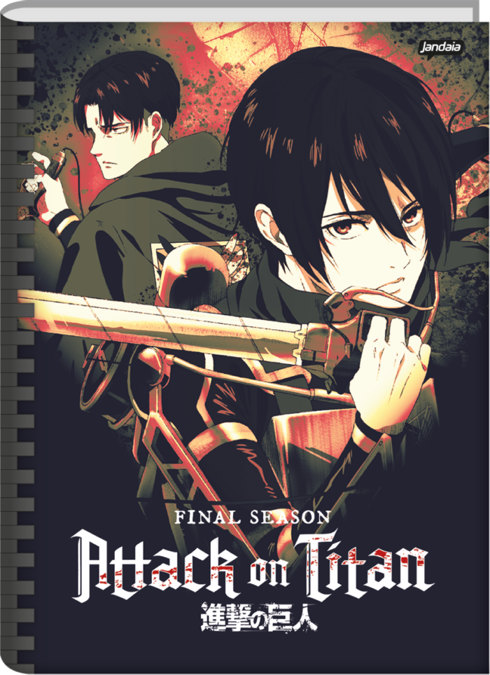 CADERNO BROCHURA UNIVERSITÁRIO - ATTACK ON TITAN - Imagem 3