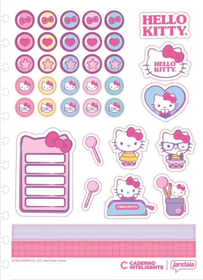 CADERNO INTELIGENTE UNIVERSITÁRIO - HELLO KITTY - Imagem 3