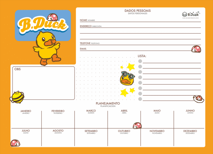 CADERNO CARTOGRAFIA - B-DUCK - Imagem 2