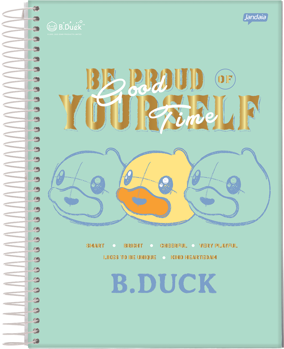 CADERNO ESPIRAL 1/4 - B-DUCK - Imagem 2