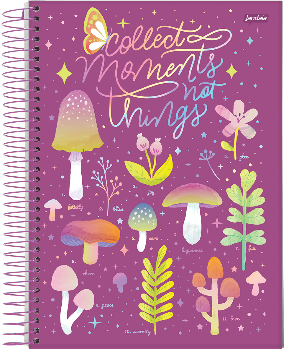 CADERNO ESPIRAL UNIVERSITÁIRO - BLOOM - Imagem 4