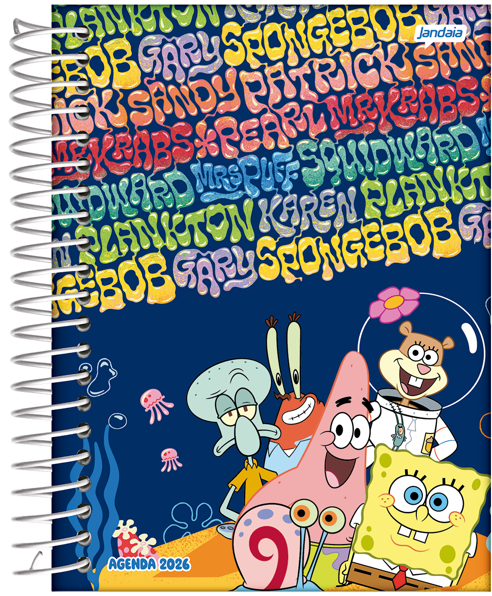 AGENDA DIARIA - BOB ESPONJA - Imagem 3