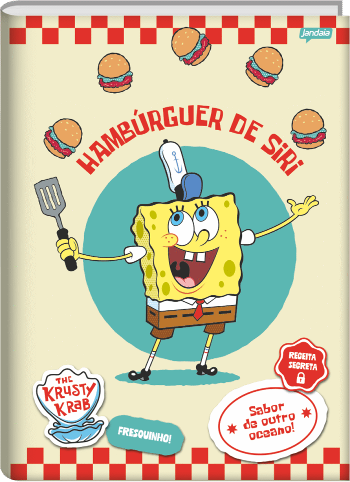 CADERNO BROCHURA 1/4 - BOB ESPONJA