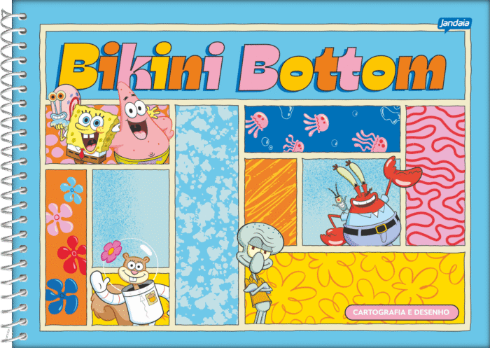 CADERNO CARTOGRAFIA - BOB ESPONJA - Imagem 2