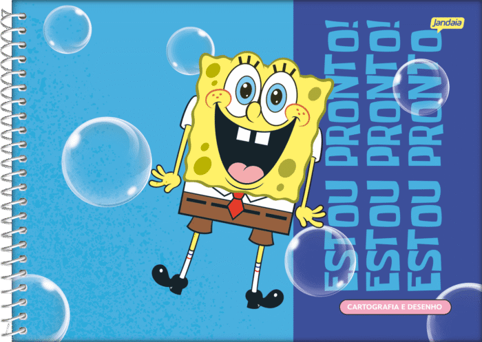 CADERNO CARTOGRAFIA - BOB ESPONJA