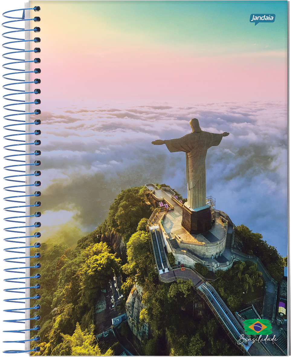 CADERNO ESPIRAL 1/4 - BRASILIDADE
