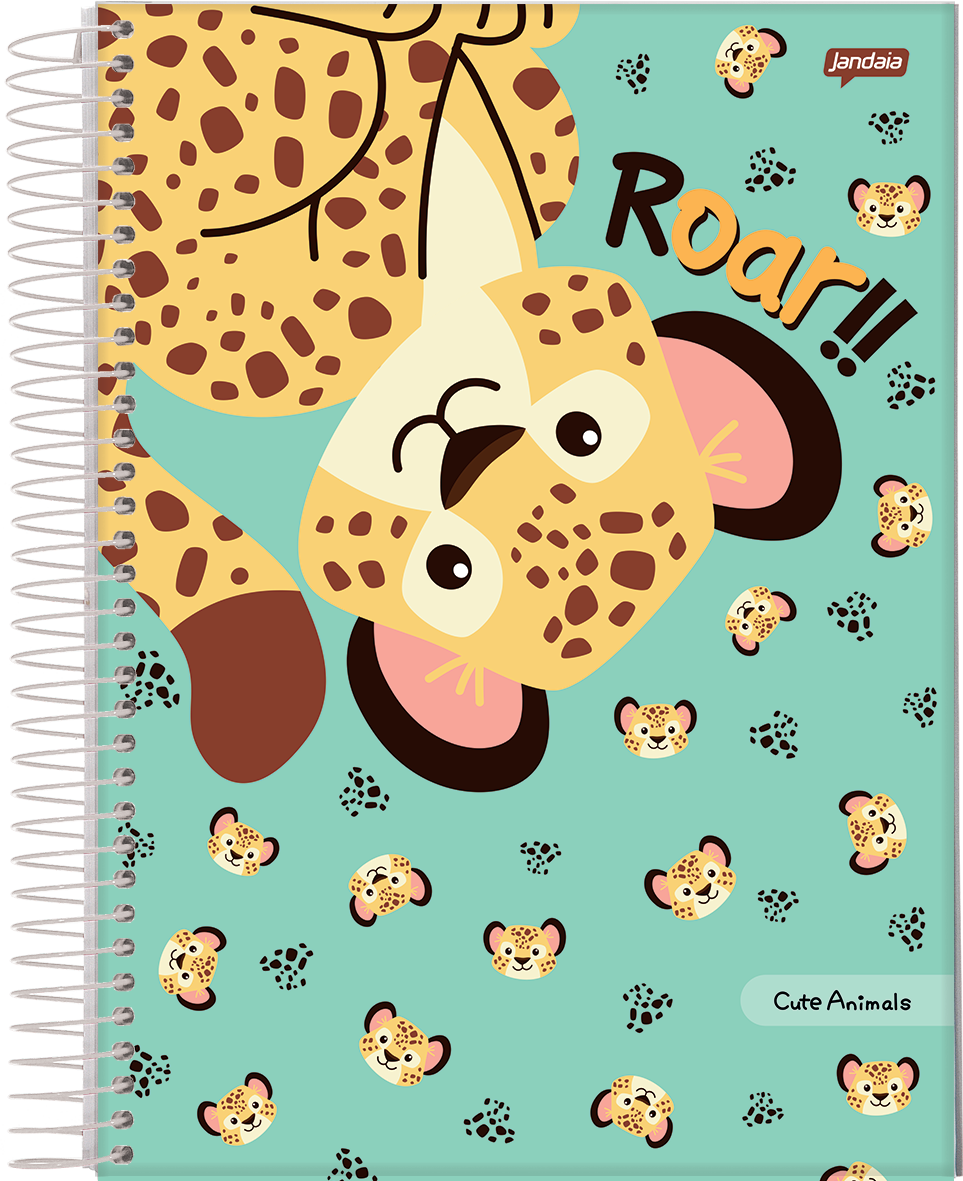 CADERNO ESPIRAL UNIVERSITÁRIO - CUTE ANIMALS - Imagem 3