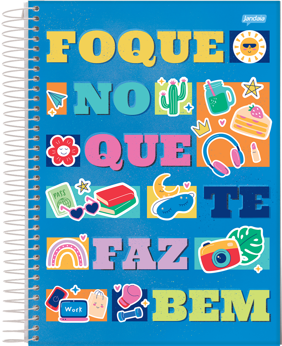 CADERNO ESPIRAL UNIVERSITÁRIO - DE BOAS - Imagem 2