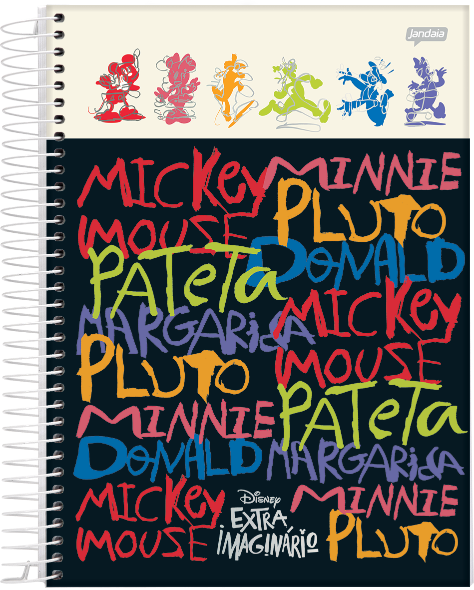 CADERNO ESPIRAL UNIVERSITÁRIO - DISNEY EXTRAIMAGINÁRIO - Imagem 3