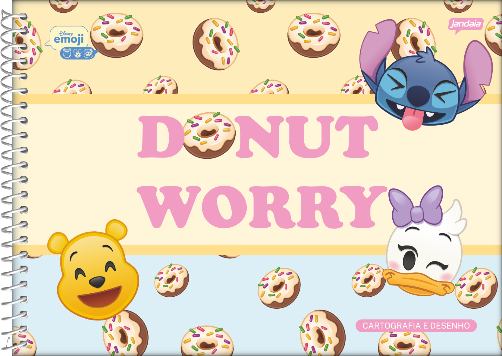 CADERNO CARTOGRAFIA - DISNEY EMOJI - Imagem 2