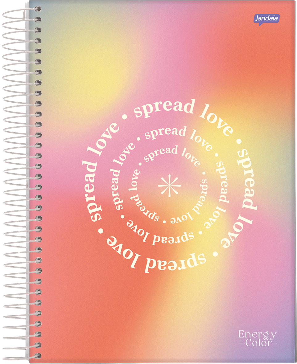 CADERNO ESPIRAL UNIVERSITÁRIO - ENERGY COLOR - Imagem 3
