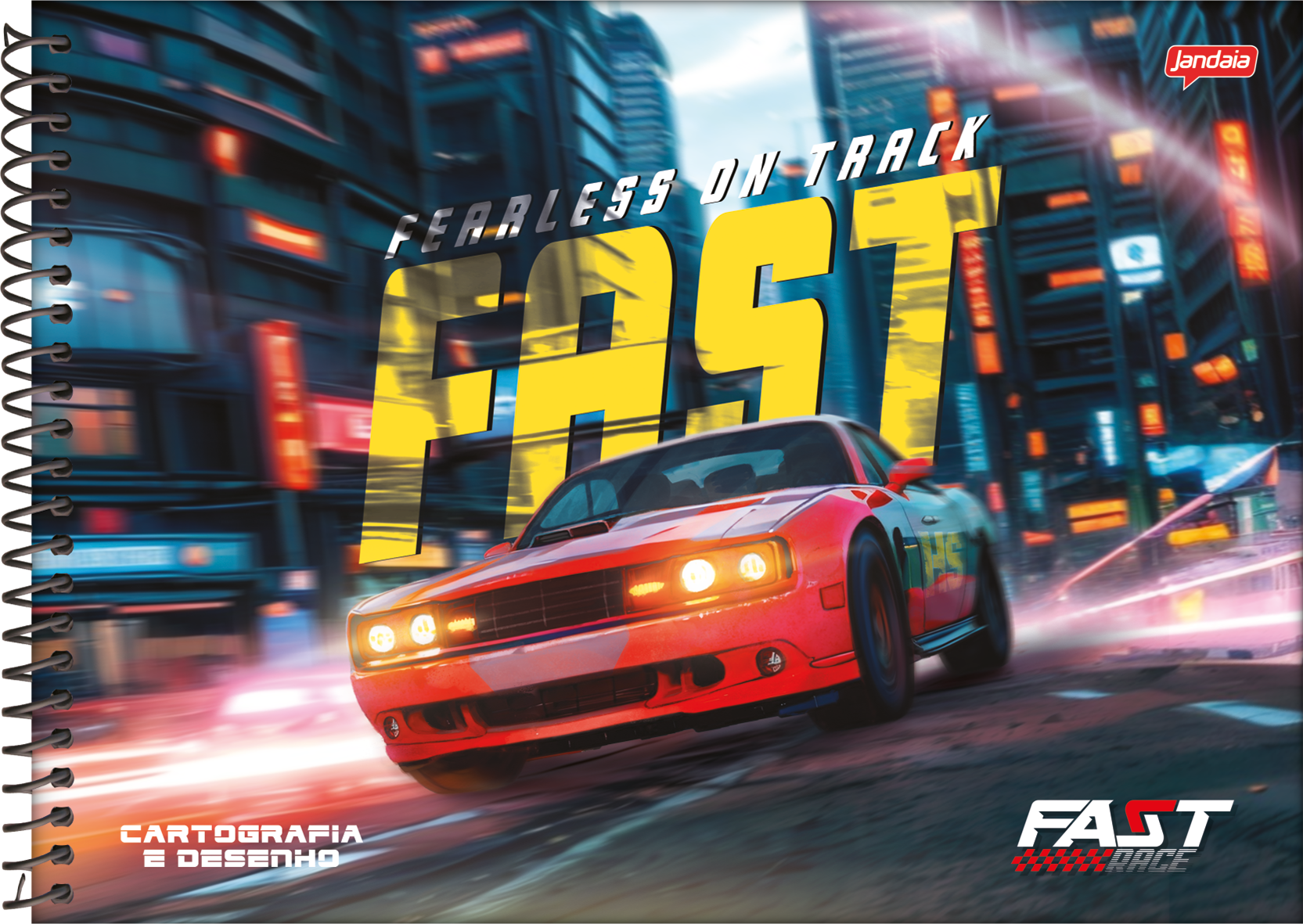 CADERNO CARTOGRAFIA - FAST RACE - Imagem 2