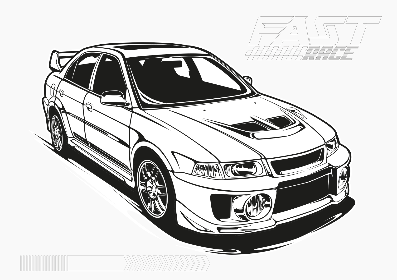 FOLHA ILUSTRAÇÃO - FAST RACE - Imagem 3